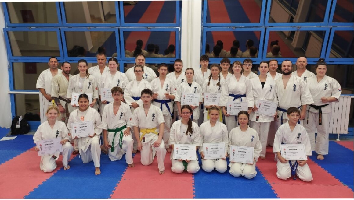 Banjeglav branch ispit za kyu pojaseve Banjeglav branch ispit za kyu pojaseve